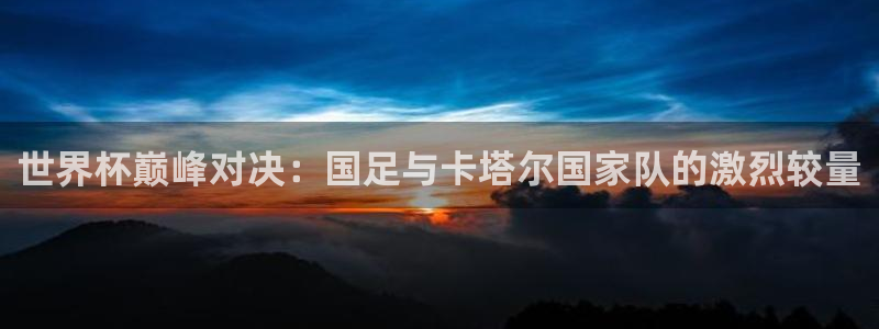 世界杯欧洲预选赛：世界杯巅峰对决：国足与卡塔尔国家队的激烈较量